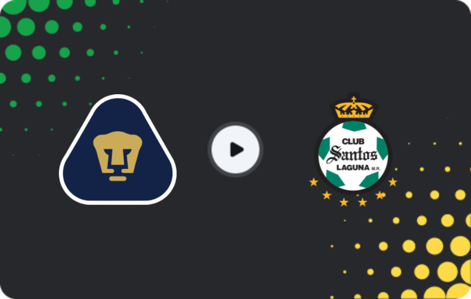 Where to watch UNAM Pumas — Santos Laguna, Liga MX, 31.01.2026
