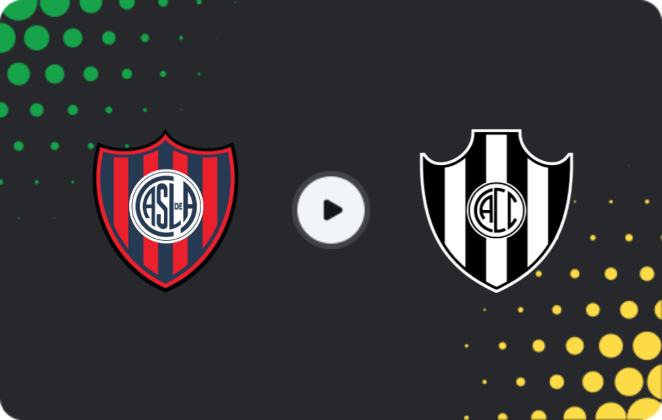 Where to watch San Lorenzo — Central Cordoba de Santiago, Liga Profesional, 01.02.2026