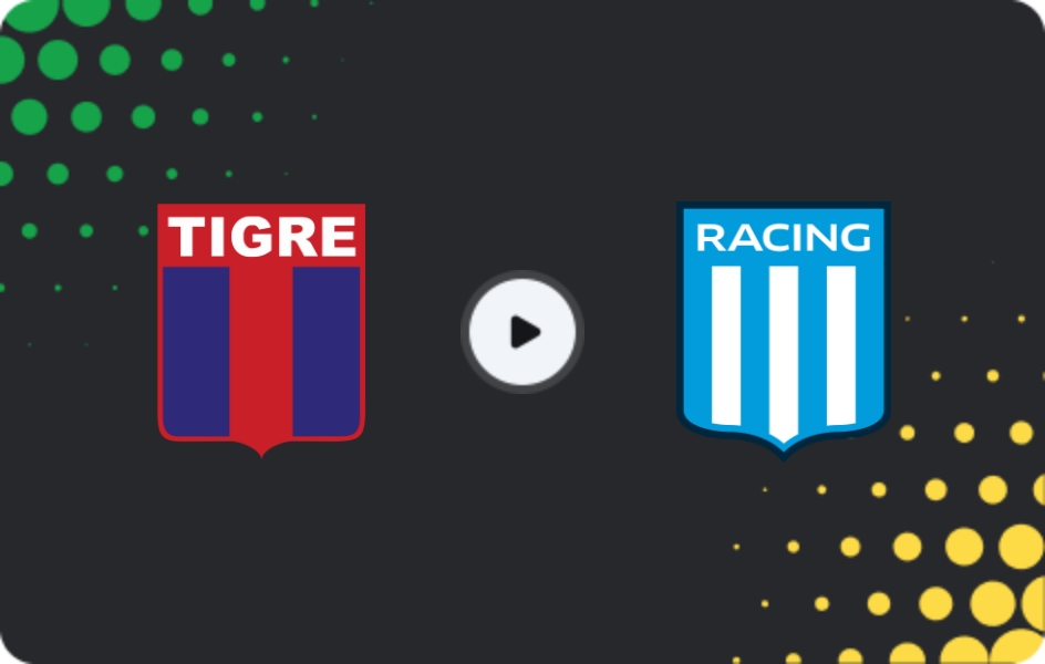 Where to watch Tigre — Racing Club, Liga Profesional, 01.02.2026