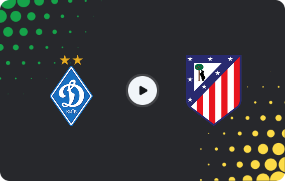 Where to watch Dynamo Kyiv U19 — Atlético Madrid U19, UEFA Youth League, 03.02.2026