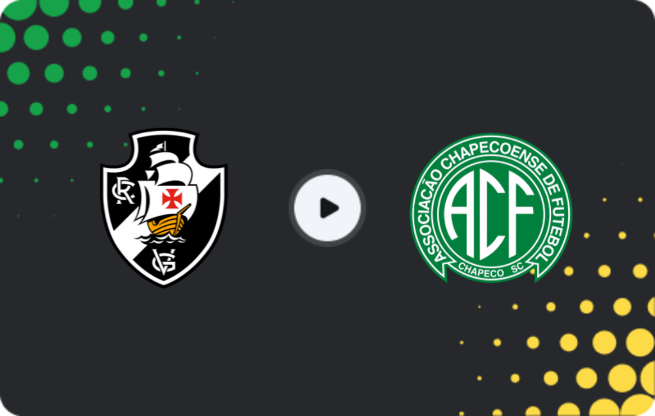 Where to watch Vasco da Gama — Chapecoense, Serie A, 04.02.2026