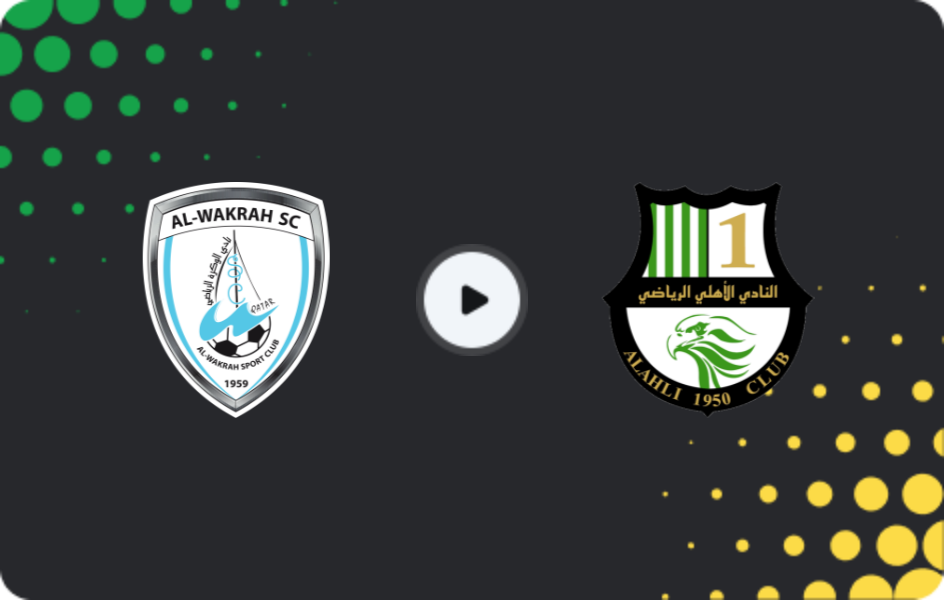 Where to watch Al Wakrah — Al Ahli Doha, Stars League, 06.02.2026