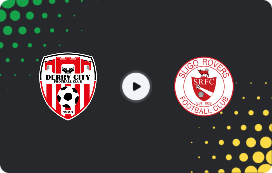 Where to watch Derry City — Sligo Rovers, Premier Division, 06.02.2026