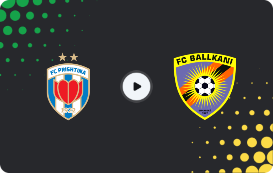 Where to watch Prishtina — Ballkani, Cup, 10.02.2026