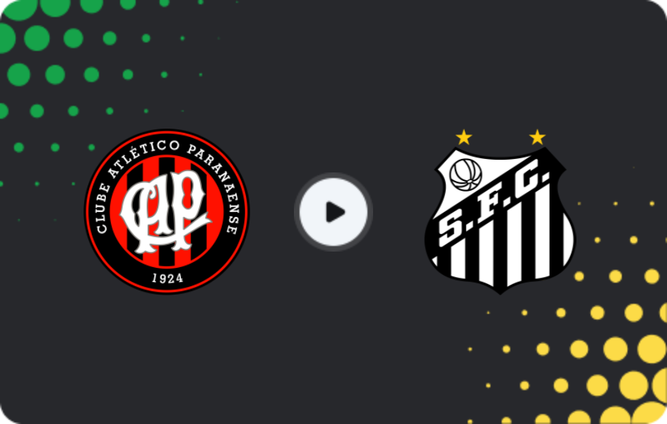 Where to watch Atletico Paranaense — Santos, Serie A, 11.02.2026