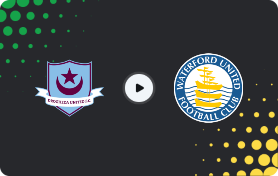 Where to watch Drogheda United — Waterford, Premier Division, 13.02.2026