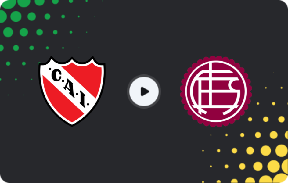 Where to watch Independiente — Lanus, Liga Profesional, 15.02.2026