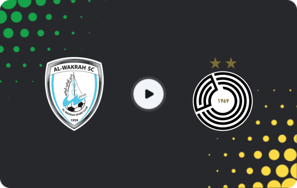 Where to watch Al Wakrah — Al Sadd, Stars League, 22.02.2026