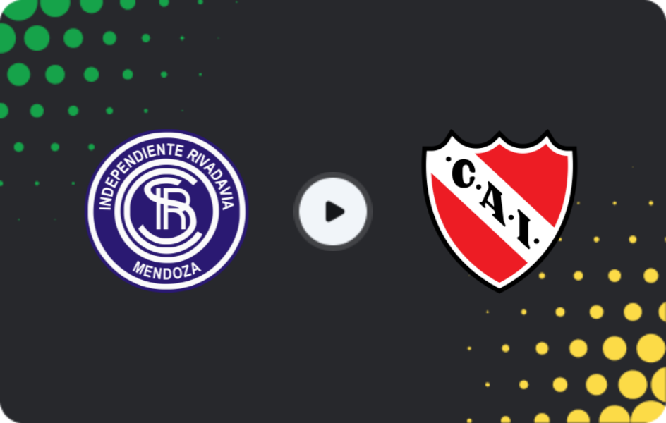 Where to watch Independiente Rivadavia — Independiente, Liga Profesional, 22.02.2026