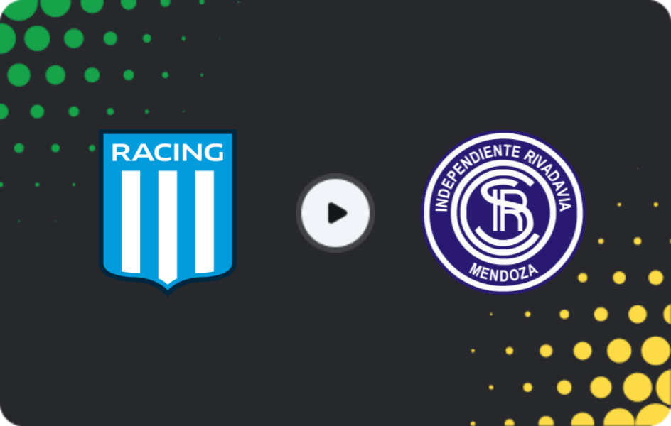 Where to watch Racing Club — Independiente Rivadavia, Liga Profesional, 25.02.2026