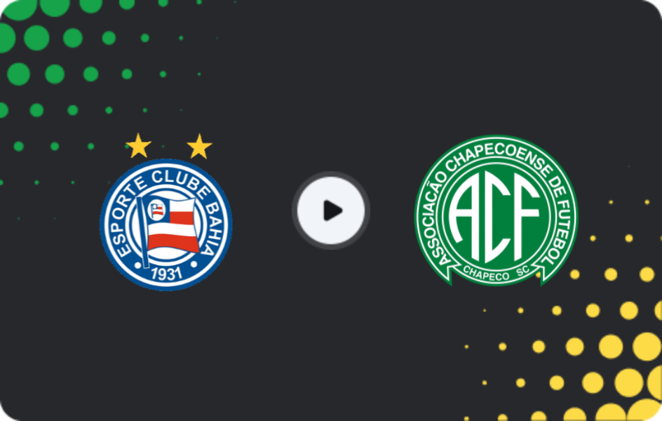 Where to watch Bahia — Chapecoense, Serie A, 25.02.2026