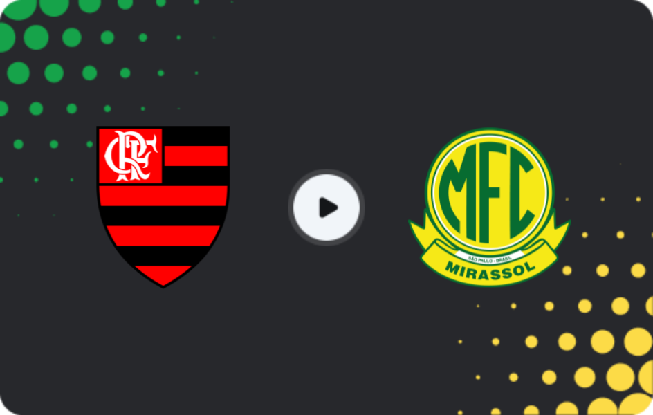 Where to watch Flamengo — Mirassol, Serie A, 25.02.2026