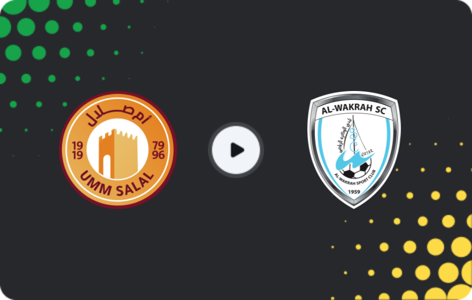 Where to watch UMM Salal — Al Wakrah, Stars League, 27.02.2026