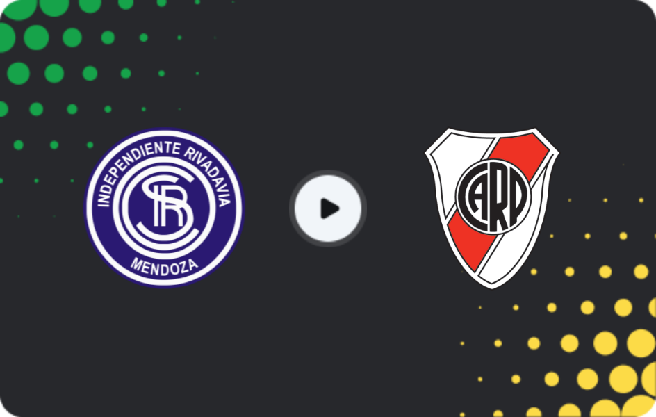 Where to watch Independiente Rivadavia — River Plate, Liga Profesional, 01.03.2026