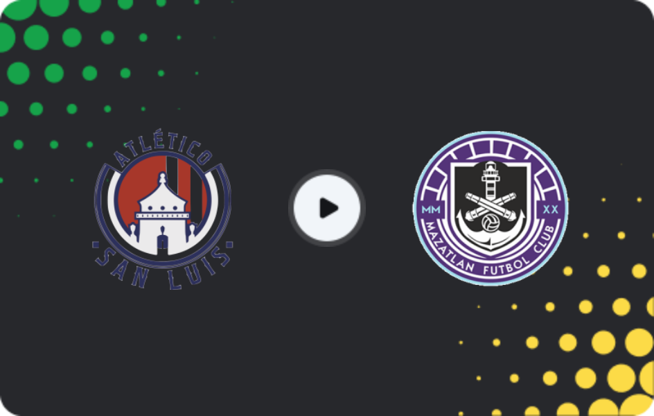 Where to watch Atletico San Luis — Mazatlán, Liga MX, 04.03.2026