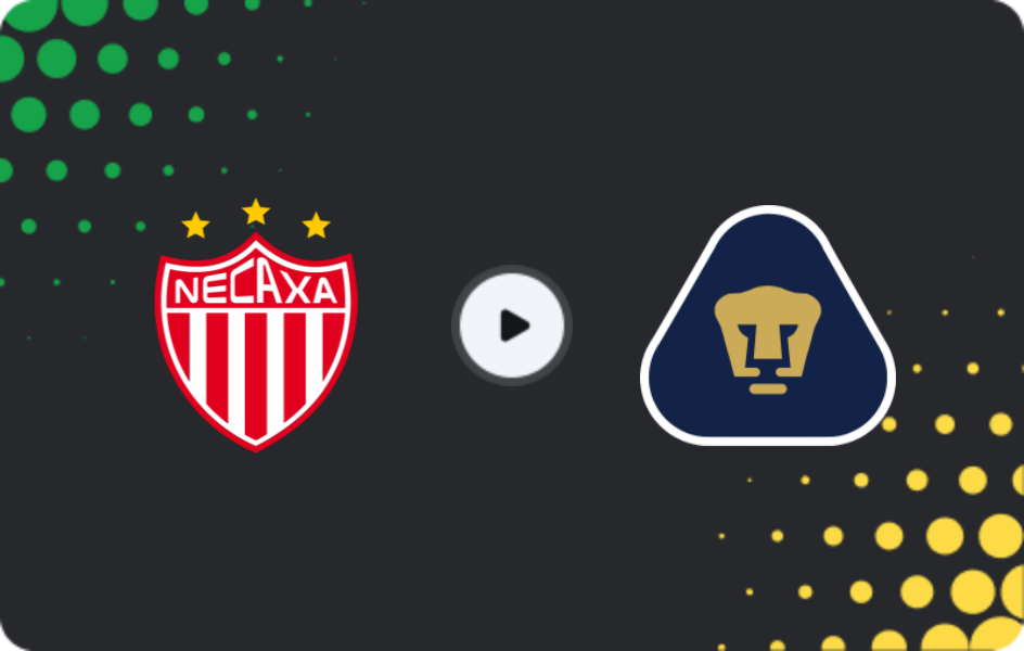 Where to watch Necaxa — UNAM Pumas, Liga MX, 07.03.2026