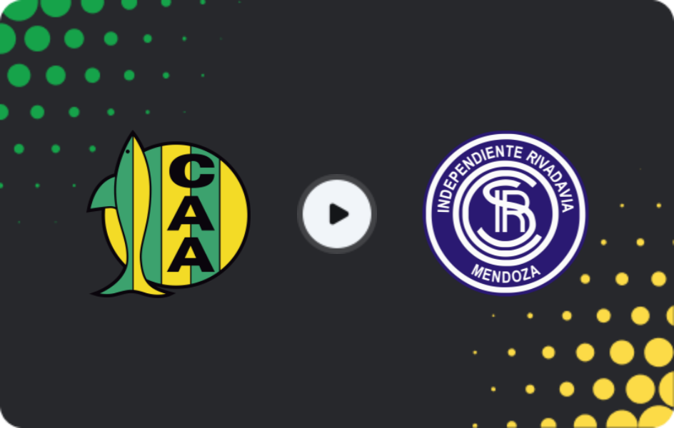 Where to watch Aldosivi — Independiente Rivadavia, Liga Profesional, 07.03.2026
