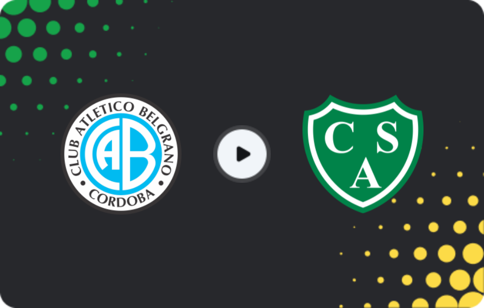 Where to watch Belgrano — Atletico Sarmiento, Liga Profesional, 08.03.2026