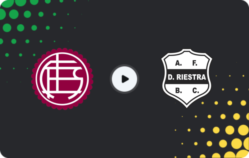 Where to watch Lanus — Deportivo Riestra, Liga Profesional, 08.03.2026