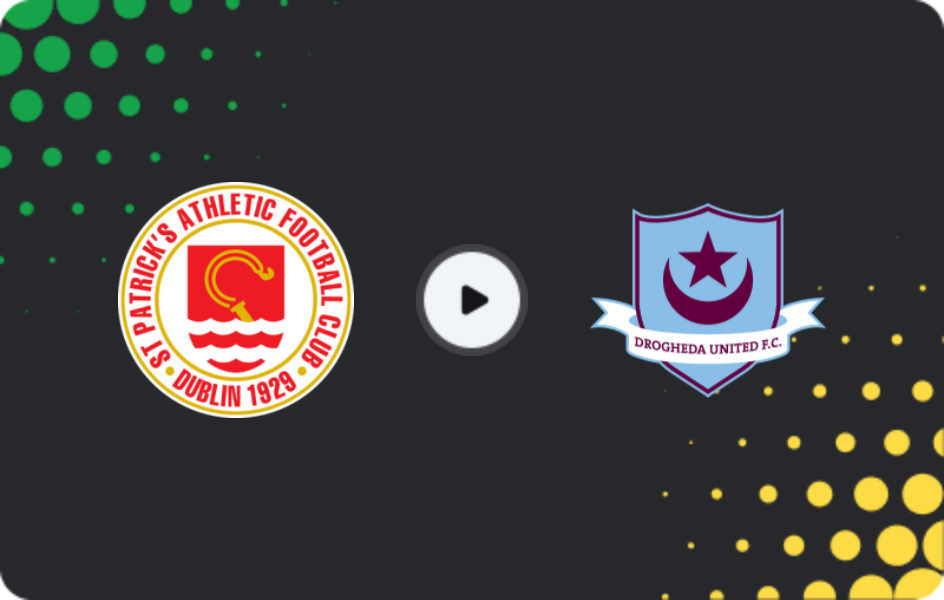 Where to watch St Patrick's Athletic — Drogheda United, Premier Division, 13.03.2026