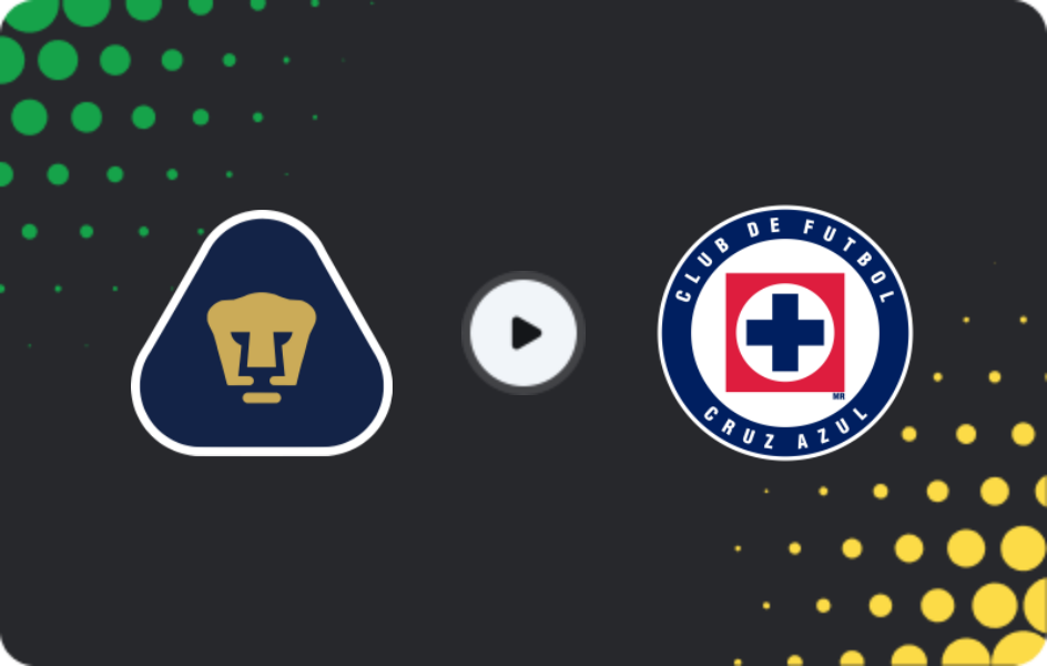 Where to watch UNAM Pumas — Cruz Azul, Liga MX, 15.03.2026