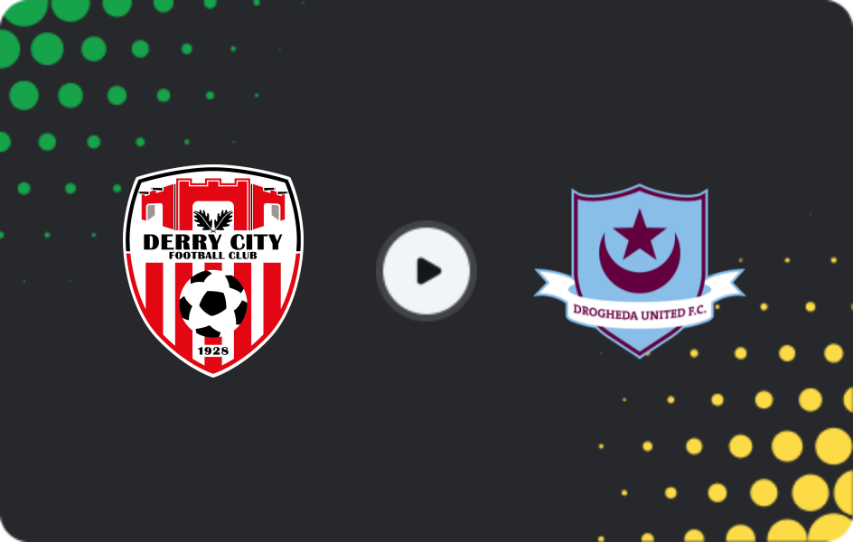 Where to watch Derry City — Drogheda United, Premier Division, 20.03.2026