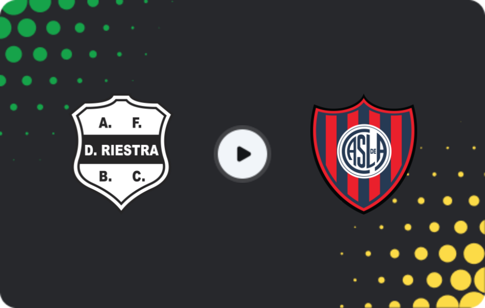 Where to watch Deportivo Riestra — San Lorenzo, Liga Profesional, 25.03.2026