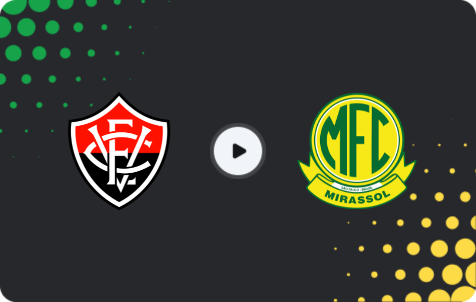 Where to watch Vitoria — Mirassol, Serie A, 22.03.2026