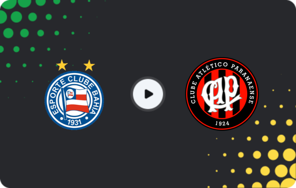 Where to watch Bahia — Atletico Paranaense, Serie A, 01.04.2026