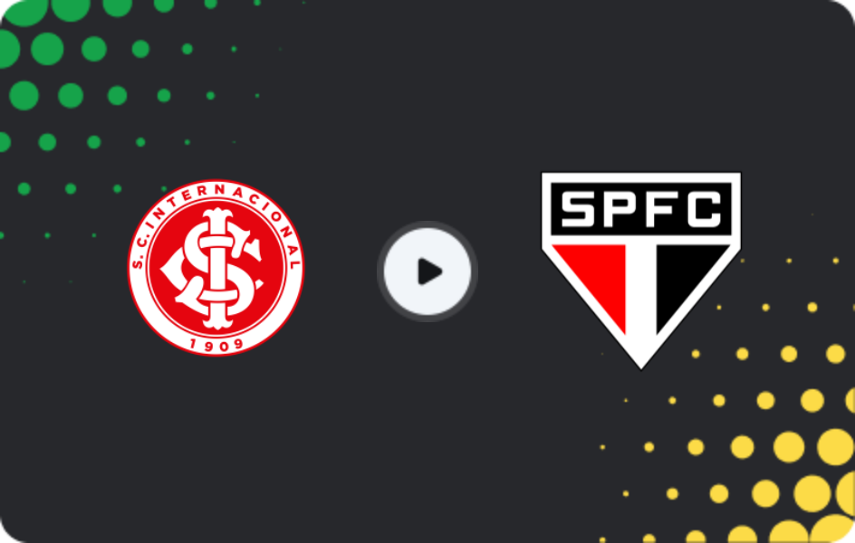 Where to watch Internacional — Sao Paulo, Serie A, 01.04.2026