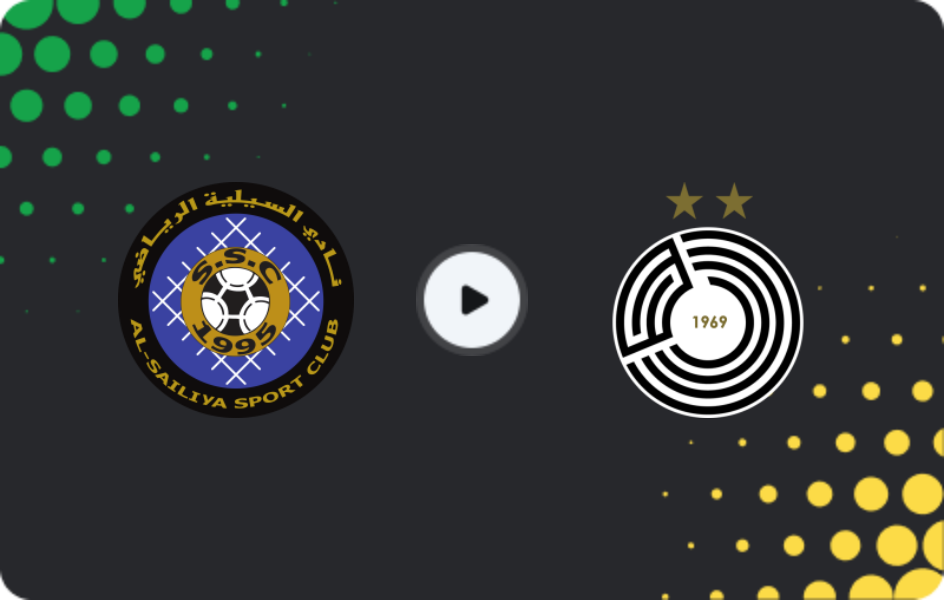 Where to watch Al-Sailiya — Al Sadd, Stars League, 10.04.2026