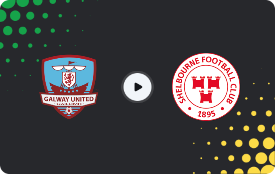 Where to watch Galway United — Shelbourne, Premier Division, 10.04.2026