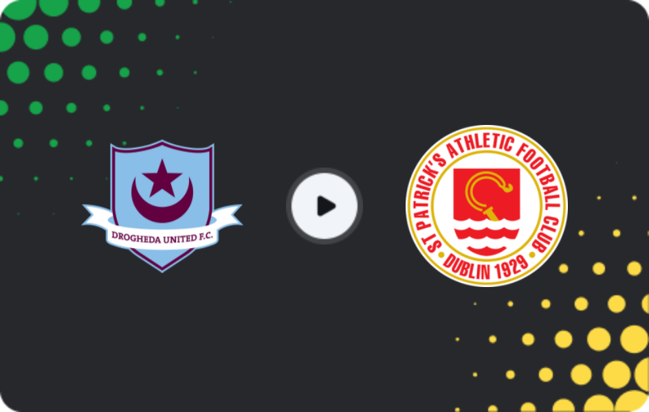 Where to watch Drogheda United — St Patrick's Athletic, Premier Division, 17.04.2026