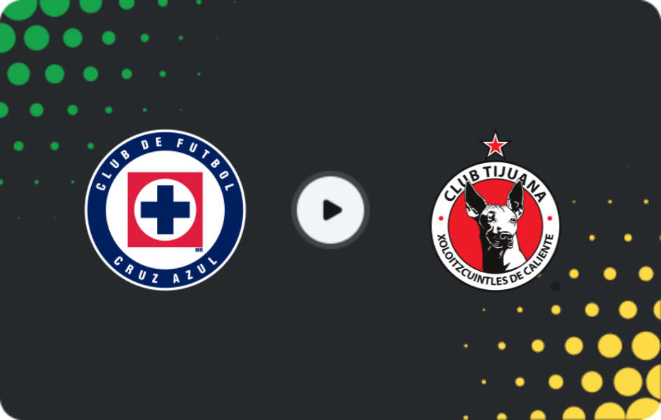 Where to watch Cruz Azul — Tijuana, Liga MX, 19.04.2026