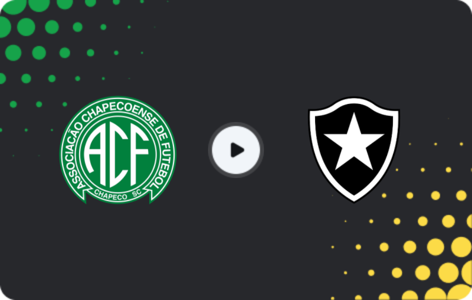 Where to watch Chapecoense — Botafogo, Serie A, 19.04.2026