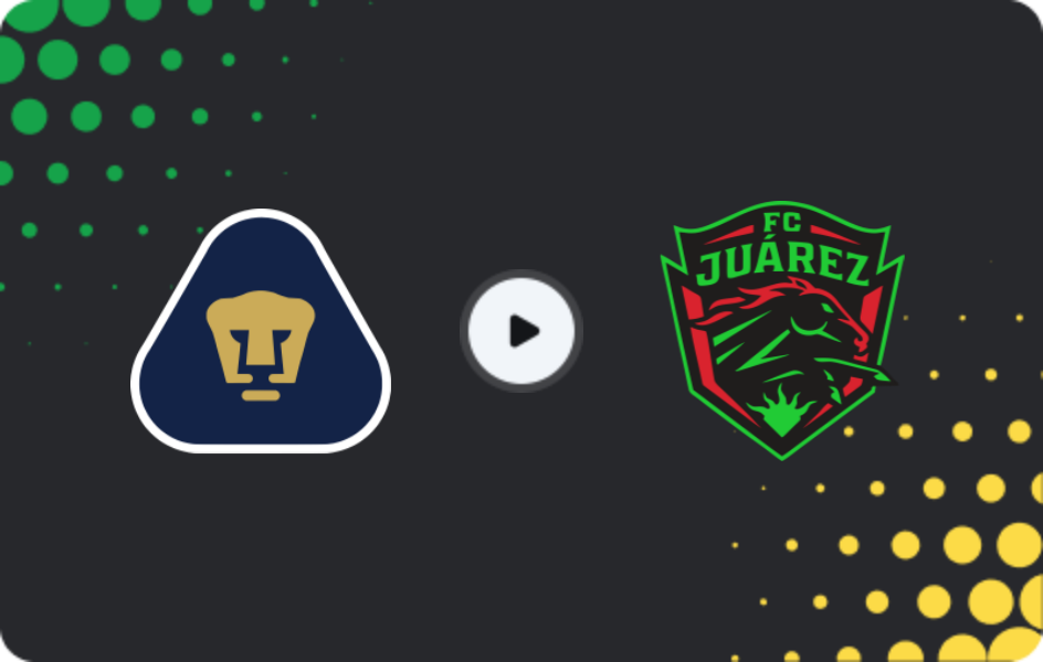 Where to watch UNAM Pumas — Juarez, Liga MX, 22.04.2026
