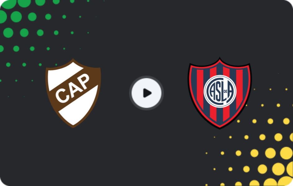 Where to watch Platense — San Lorenzo, Liga Profesional, 26.04.2026