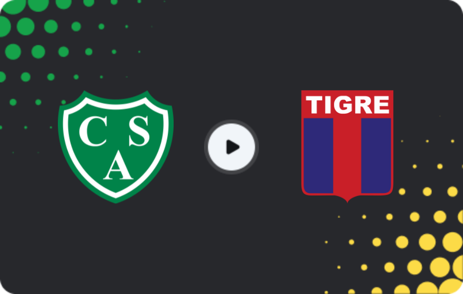 Where to watch Atletico Sarmiento — Tigre, Liga Profesional, 26.04.2026