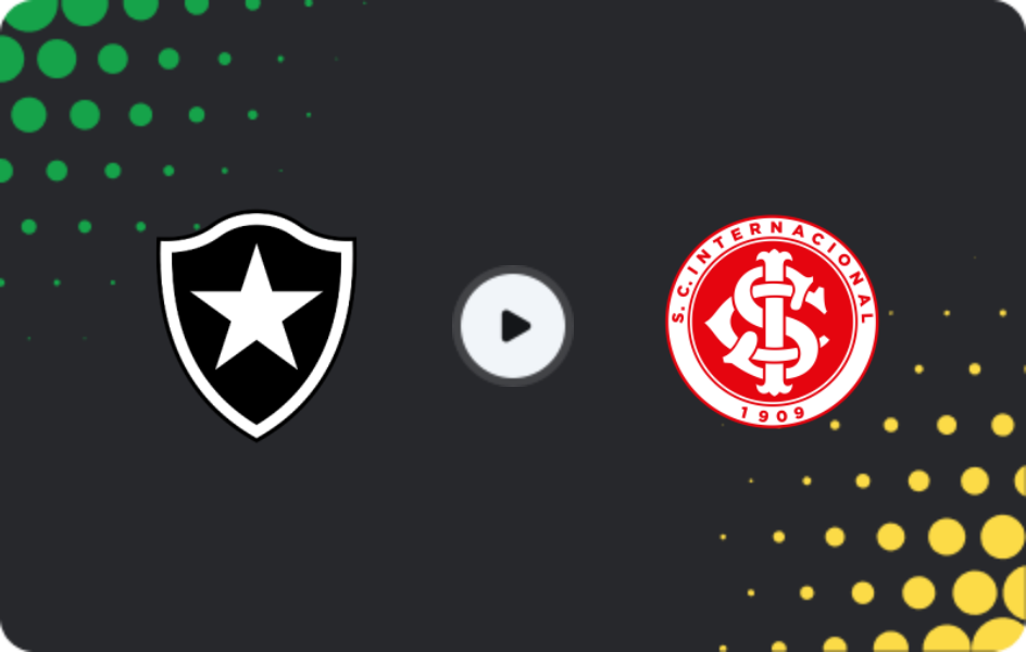 Where to watch Botafogo — Internacional, Serie A, 26.04.2026