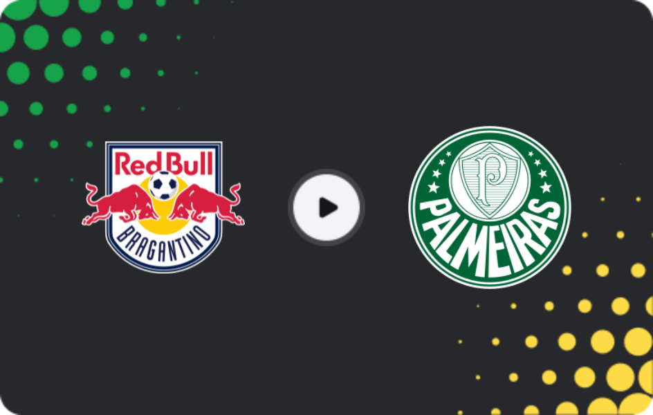 Where to watch RB Bragantino — Palmeiras, Serie A, 26.04.2026