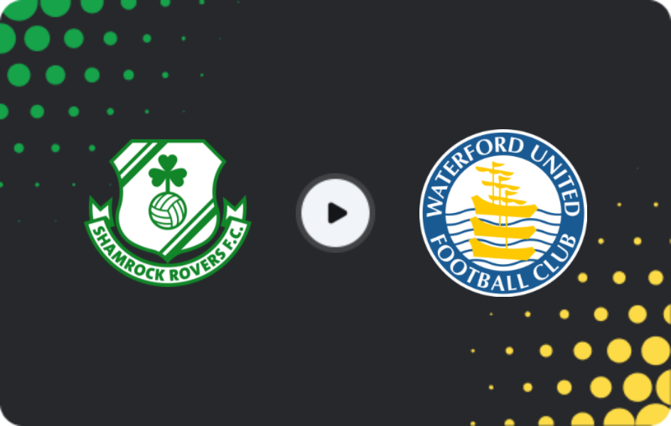 Where to watch Shamrock Rovers — Waterford, Premier Division, 01.05.2026