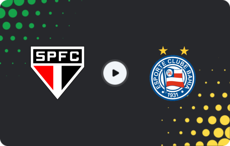 Where to watch Sao Paulo — Bahia, Serie A, 03.05.2026
