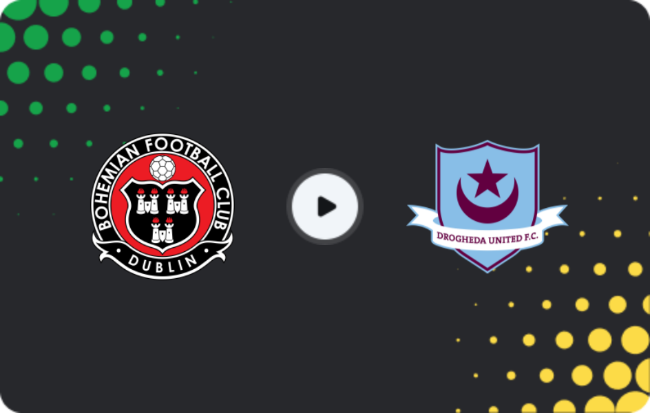 Where to watch Bohemian — Drogheda United, Premier Division, 15.05.2026