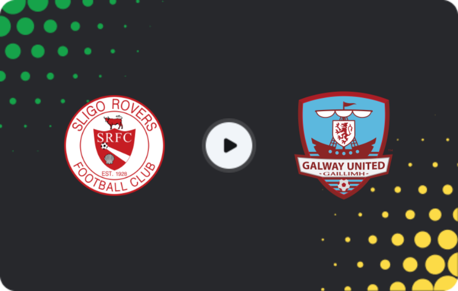 Where to watch Sligo Rovers — Galway United, Premier Division, 16.05.2026