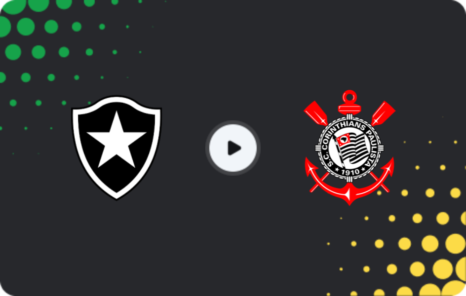 Where to watch Botafogo — Corinthians, Serie A, 17.05.2026