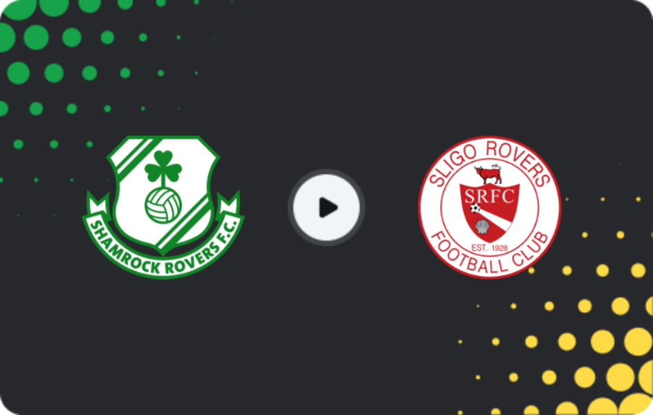 Where to watch Shamrock Rovers — Sligo Rovers, Premier Division, 22.05.2026