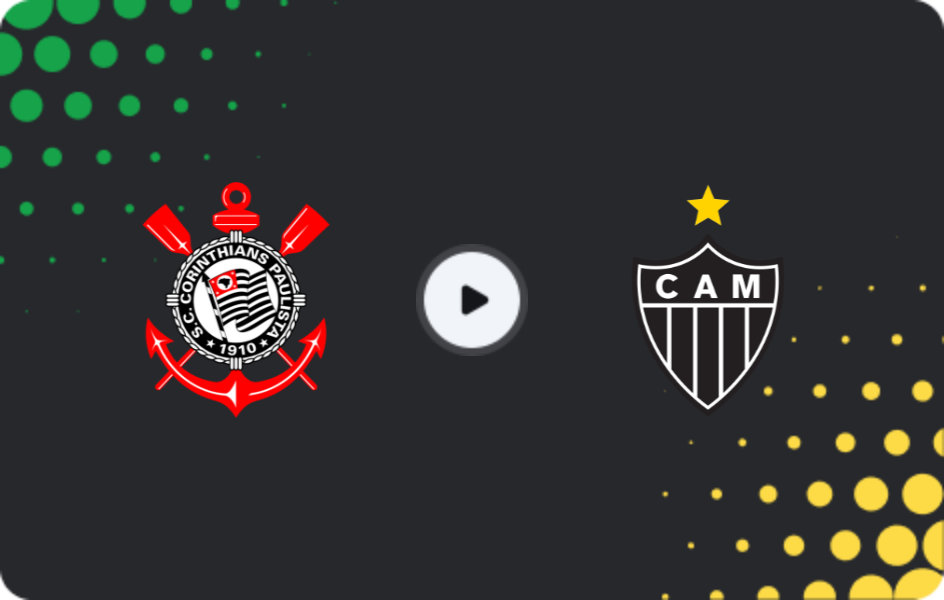 Where to watch Corinthians — Atletico Mineiro, Serie A, 24.05.2026