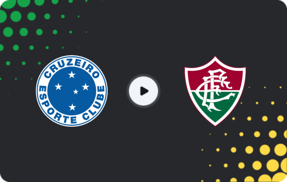 Where to watch Cruzeiro — Fluminense, Serie A, 31.05.2026