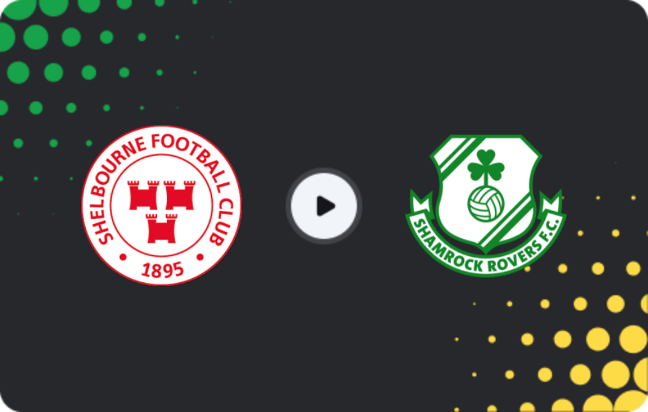 Where to watch Shelbourne — Shamrock Rovers, Premier Division, 12.06.2026