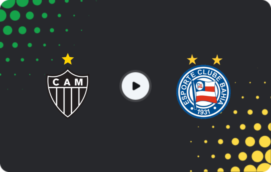 Where to watch Atletico Mineiro — Bahia, Serie A, 22.07.2026